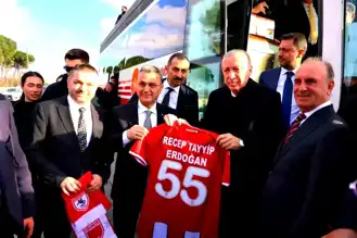 Erdoğan'a Samsunspor Forması