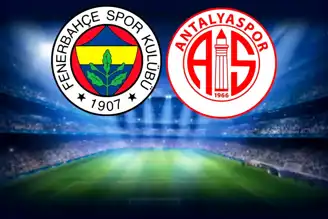 Fenerbahçe-Antalyaspor Maçı Canlı Anlatım: İlk Gol Erken Geldi!