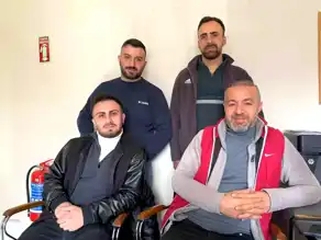 Erbaa'da Karda Heyecanlı Kayma!