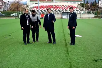 Kaymakam Güldoğan, Salihli Stadını İnceledi