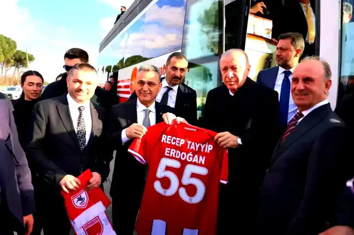 Erdoğan'a Samsunspor Forması