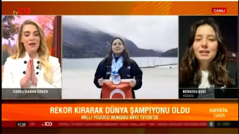 Bengisu Avcı, Buz Yüzme Dünya Şampiyonu!